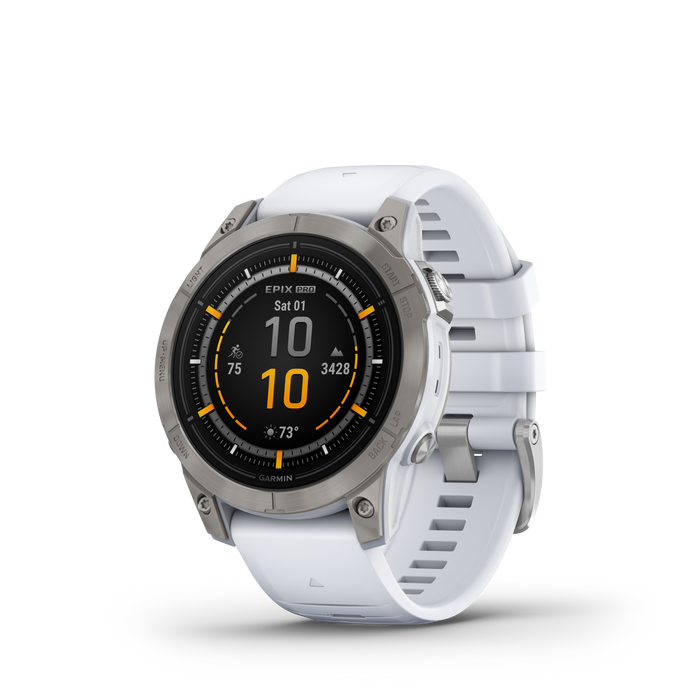 Garmin Epix™ Pro Montre Gps Intelligente - Suivi De La Sante Avec Ecran Amoled, 47 Mm - Titane