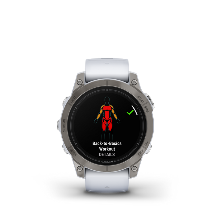 Garmin Epix™ Pro Montre Gps Intelligente - Suivi De La Sante Avec Ecran Amoled, 47 Mm - Titane