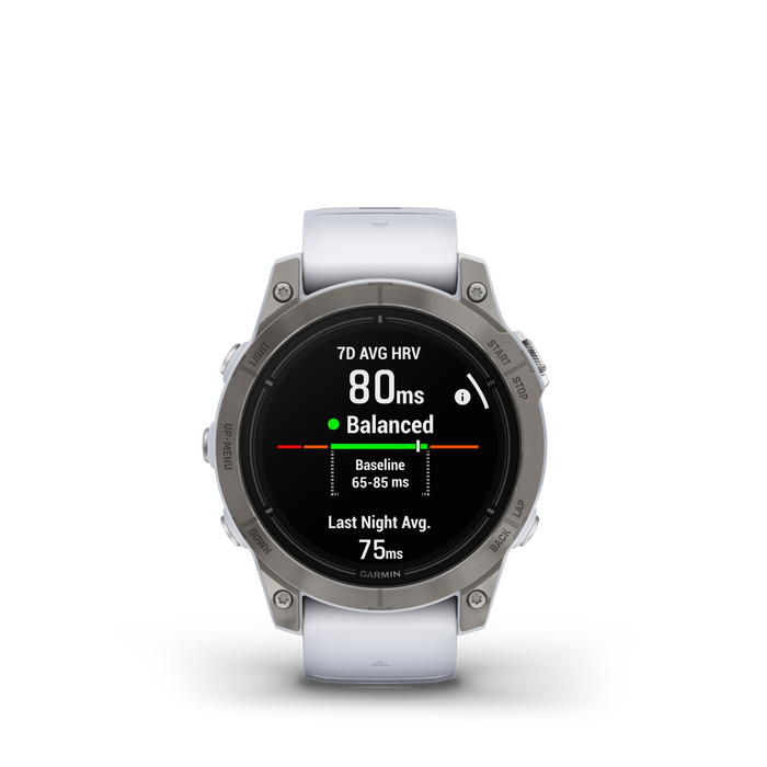 Garmin Epix™ Pro Montre Gps Intelligente - Suivi De La Sante Avec Ecran Amoled, 47 Mm - Titane