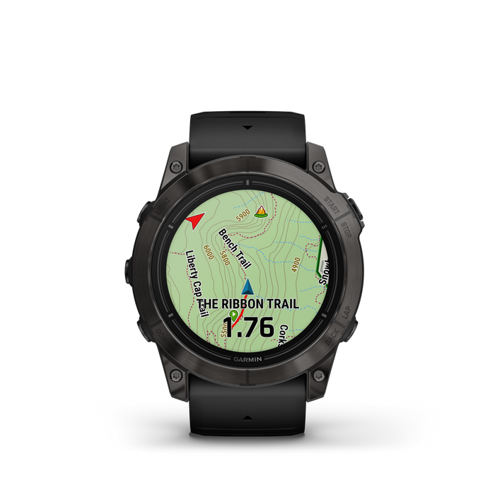 Garmin Epix™ Pro Montre Gps Intelligente - Suivi De La Sante Avec Ecran Amoled, 51 Mm - Gris Carbone