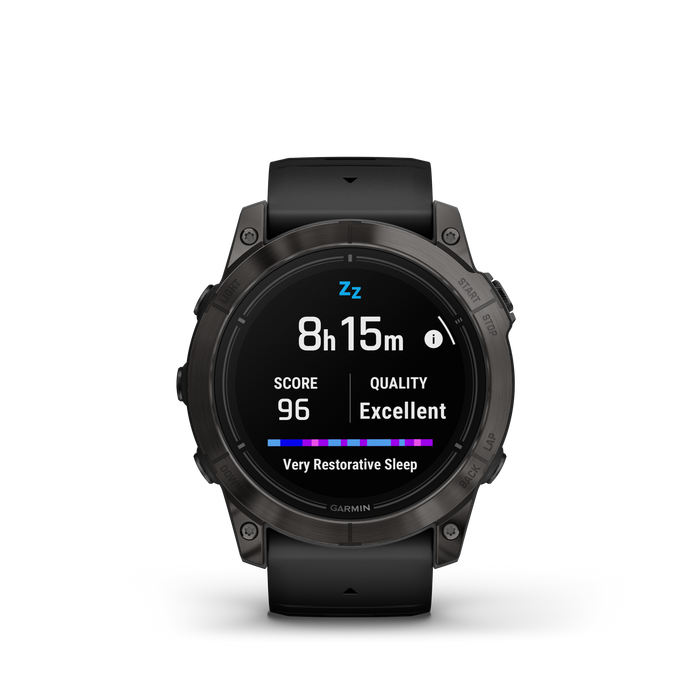 Garmin Epix™ Pro Montre Gps Intelligente - Suivi De La Sante Avec Ecran Amoled, 51 Mm - Gris Carbone