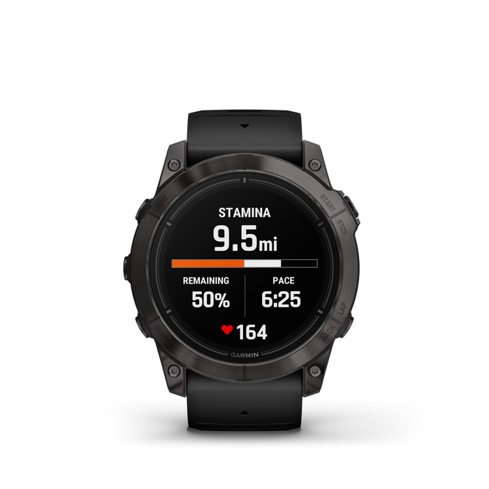 Garmin Epix™ Pro Montre Gps Intelligente - Suivi De La Sante Avec Ecran Amoled, 51 Mm - Gris Carbone
