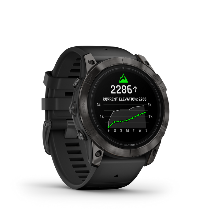 Garmin Epix™ Pro Montre Gps Intelligente - Suivi De La Sante Avec Ecran Amoled, 51 Mm - Gris Carbone