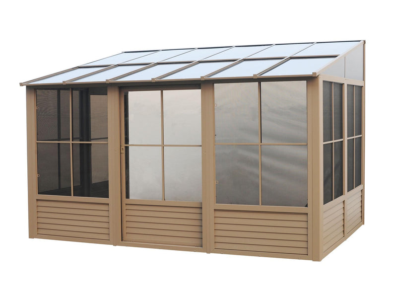 Gazebo Penguin Florence - Solarium mural 8x12 Toit de polycarbonate 