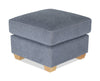 Pouf Finesse de 23 po en tissu de chenille -  mousse de silex