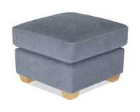  Pouf Finesse de 23 po en tissu de chenille -  mousse de silex 