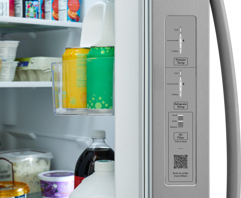 Réfrigérateur Frigidaire de 26 pi3 et de 36 po à 1 porte qui convient à une installation dans un garage - FRSN2610AF