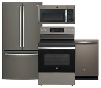  Ensemble de 4 électroménagers GE pour la cuisine - ardoise