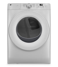 Sécheuse électrique GE de 7,8 pi3 avec cycle de désinfection - blanche - GFD35ESMYWW