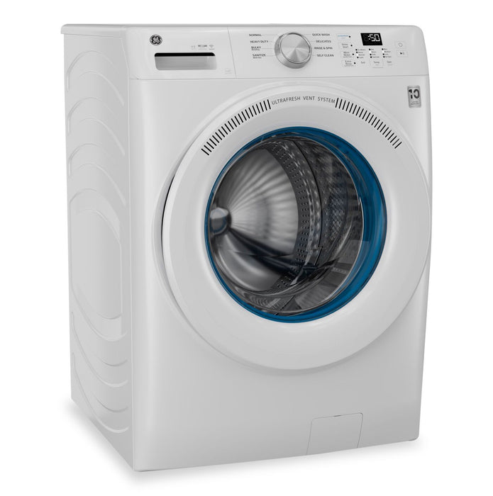 Laveuse GE à chargement frontal de 5,3 pi3 avec système de ventilation UltraFresh - blanche - GFW350SSYWW
