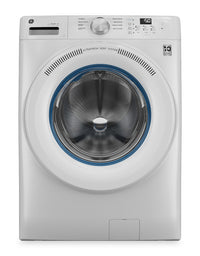 Laveuse GE à chargement frontal de 5,3 pi3 avec système de ventilation UltraFresh - blanche - GFW350SSYWW