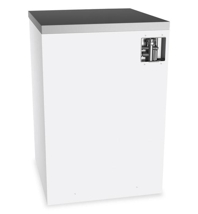 Lave-vaisselle portatif GE de 24 po et de 54 dBA avec commandes sur le dessus et broyeur d’aliments solides PiranhaMC - blanc - GPT225SGLWW