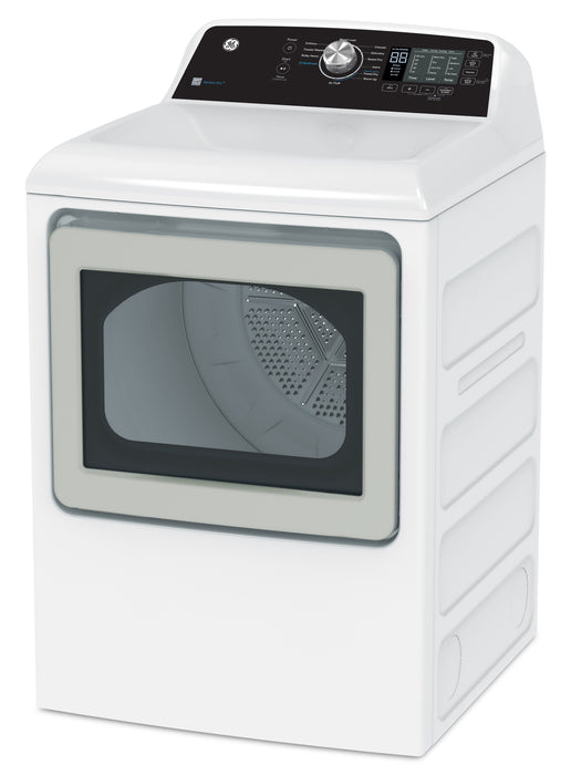 Sécheuse électrique GE de 7,4 pi³ avec cycle SaniFresh - blanche - GTD68EBMRWS