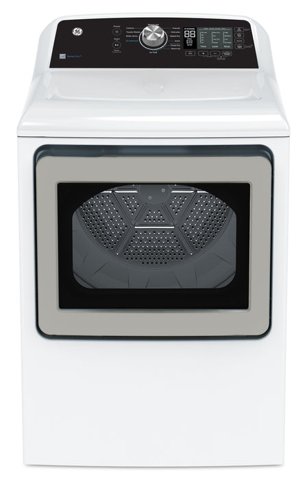Sécheuse électrique GE de 7,4 pi³ avec cycle SaniFresh - blanche - GTD68EBMRWS