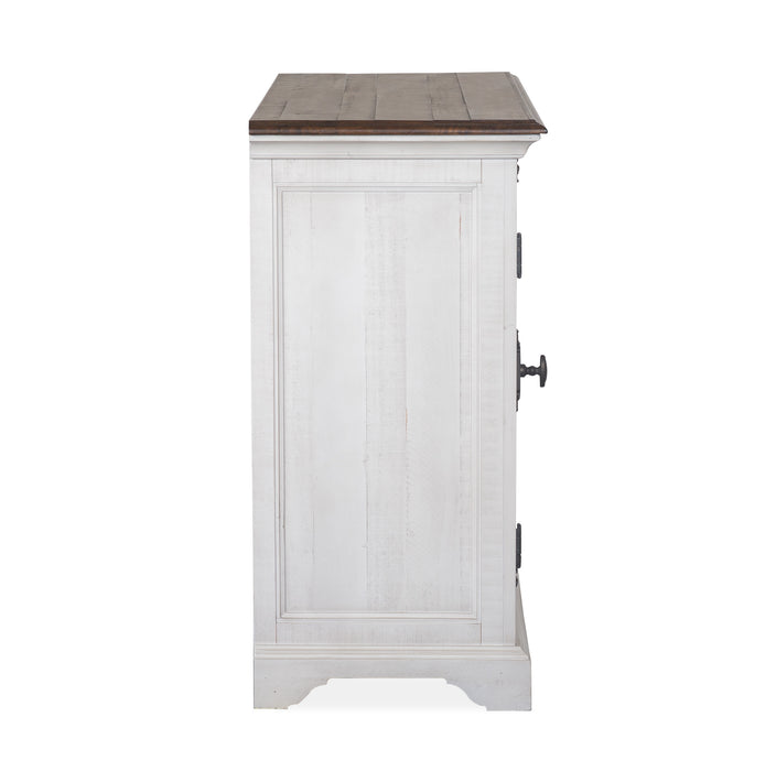 Classeur Milson de 52 po avec tablettes réglables - albâtre