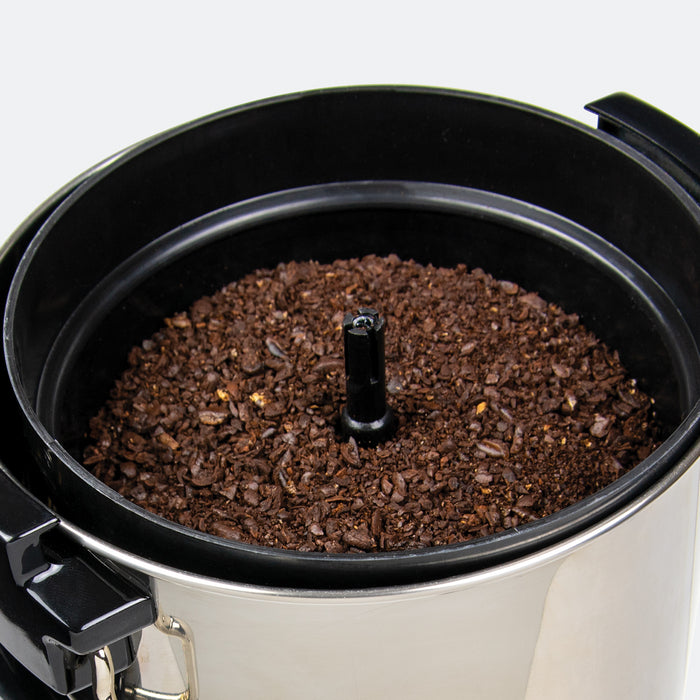 Cafetière Homecraft avec urne à café de 100 tasses et distributeur de boissons chaudes - HCCU100SS