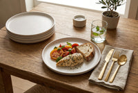 S&Co Gourmet Lisbon Assiettes a Diner en Gres