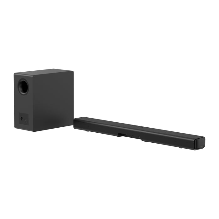 Barre de son de 280 W à 2.1 canaux HISENSE avec caisson d’extrêmes graves sans fil (HS2100S)