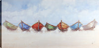 Toile décorative tendue « Canoe Talk » - 24 po x 48 po