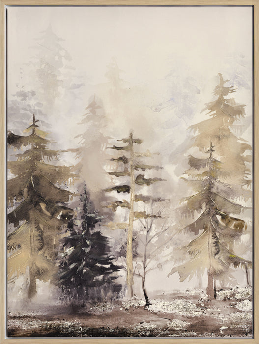 Peinture acrylique encadrée « Trees Landscape I » - 30 po x 40 po