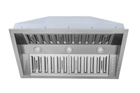 Hotte de cuisinière encastrée de style professionnel Hauslane IN-R300 de 44 po - IN-R300SS-44