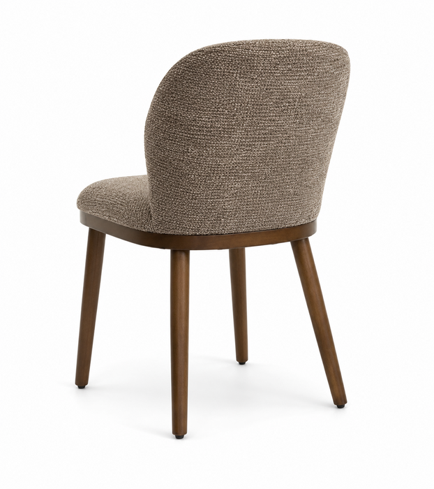 Ensemble de salle à manger Ivy 7 pièces avec table de 60 po (L) et 6 chaises - brun