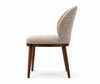Ivy Dining Chair with Polyester Fabric – Taupe | Chaise de salle à manger Ivy en tissu de polyester - taupe