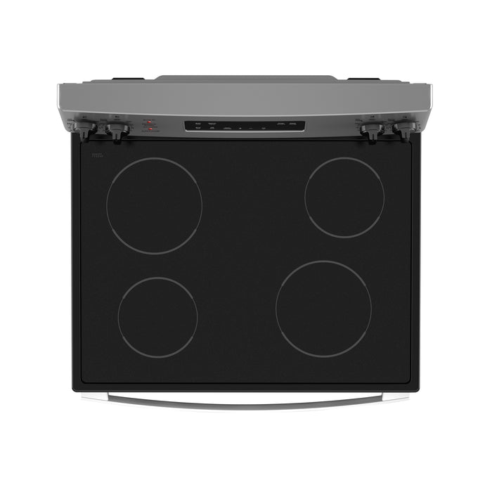 Cuisinière électrique GE de 5 pi³ avec autonettoyage et 4 brûleurs - acier inoxydable - JCB630SVSS