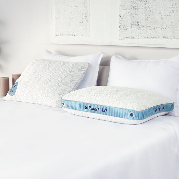 Oreiller PerformanceMD Summit 1.0 de Bedgear pour très grand lit - pour dormeur sur le ventre