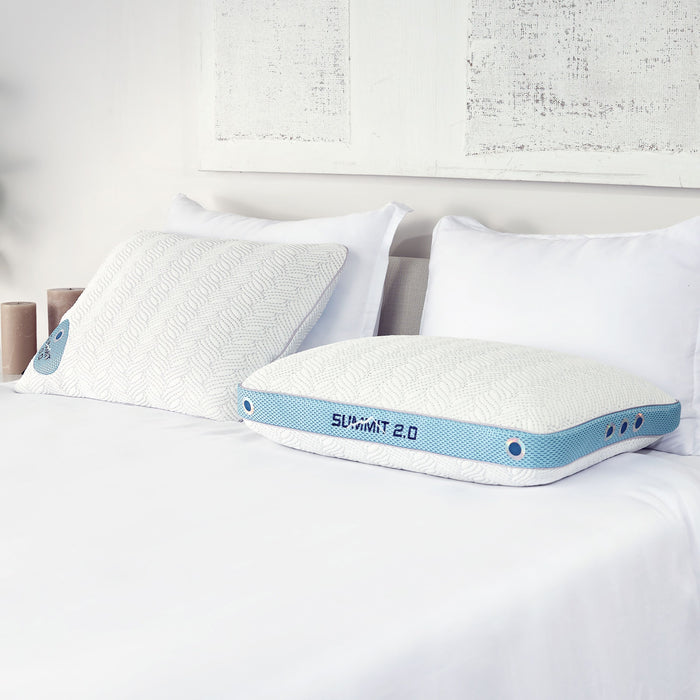 Oreiller PerformanceMD Summit 2.0 de Bedgear pour très grand lit - pour dormeurs sur le dos