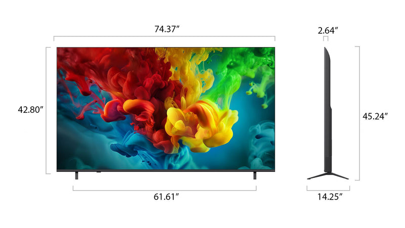Téléviseur intelligent Mini DEL LG QNED82 4K de 85 po avec webOS (85QNED82BUA.ACC) - modèle 2026