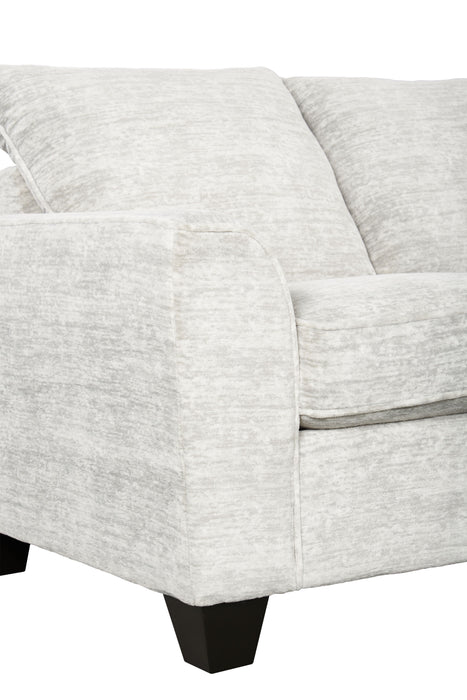 Sofa personnalisable Arc de Sofa Lab de 86 po fabriqué au Canada en tissu - Plush Oyster