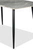 Arlo 7pc Dining Set with Table & 6 Green Chairs, Sintered Stone & Metal, 55"W - Green & Grey/Black | Ensemble de salle à manger Arlo 7 pièces en pierre frittée et métal avec table de 55 po (L) et 6 chaises vertes - vert, gris et noir