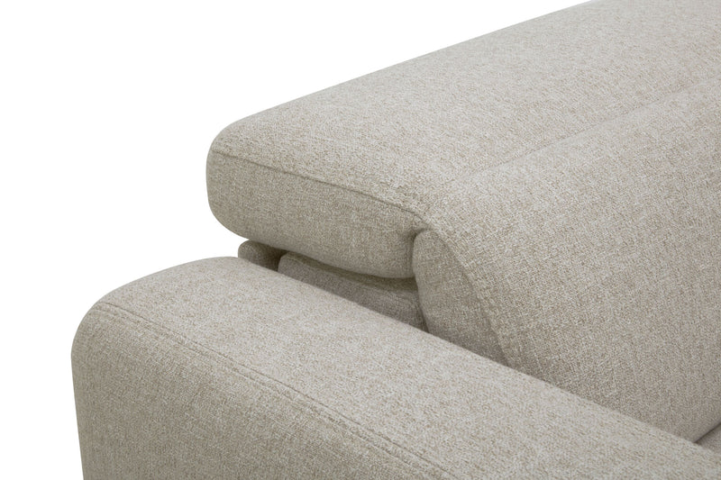 Sofa sectionnel à inclinaison électrique Balance 6 pièces avec appuie-têtes électriques - gingembre