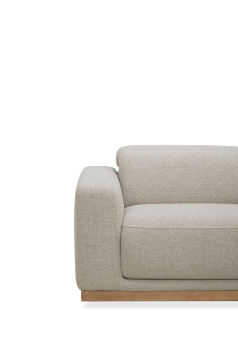 Sofa sectionnel à inclinaison électrique Balance 6 pièces avec appuie-têtes électriques - gingembre
