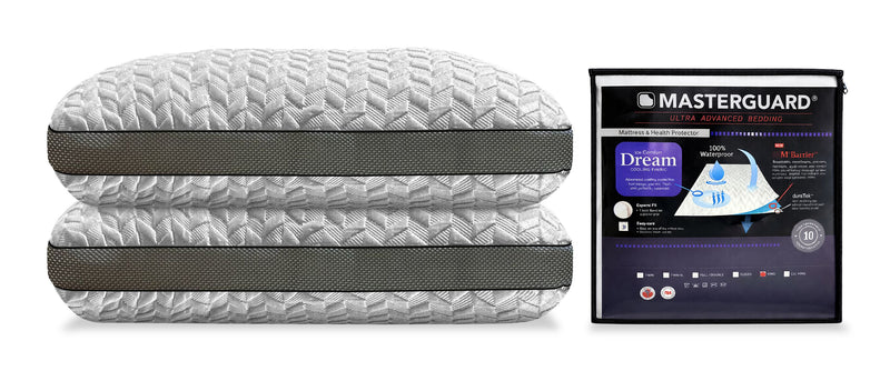 Protège-matelas en DreamMC de MasterguardMD pour très grand lit avec 2 oreillers