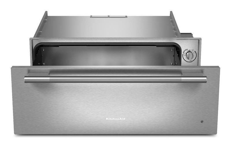 Tiroir-réchaud mijoteuse KitchenAid de 27 po - acier inoxydable PrintShieldMC - KWES727SPS