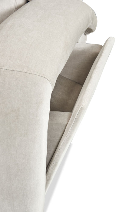 Sofa sectionnel à inclinaison électrique Legacy de 6 pièces avec confort Shaq-o-pedi et sonore 3D immersif - gris 