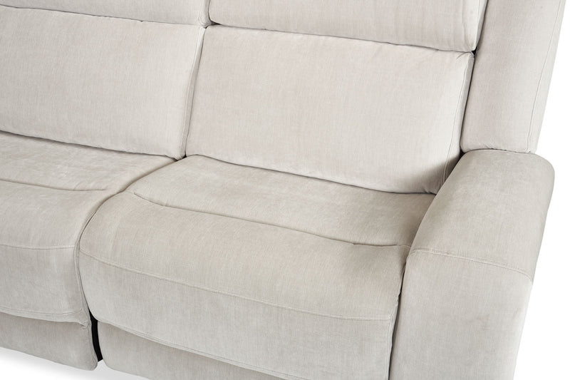 Sofa sectionnel à inclinaison électrique Legacy de 6 pièces avec confort Shaq-o-pedi et sonore 3D immersif - gris 