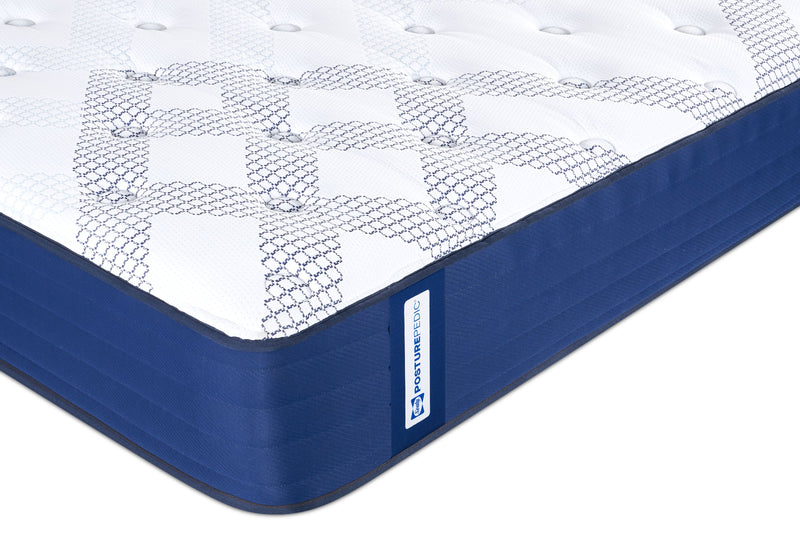 Matelas moyen à plateau régulier Espanola PosturepedicMD de série 850 de Sealy pour très grand lit