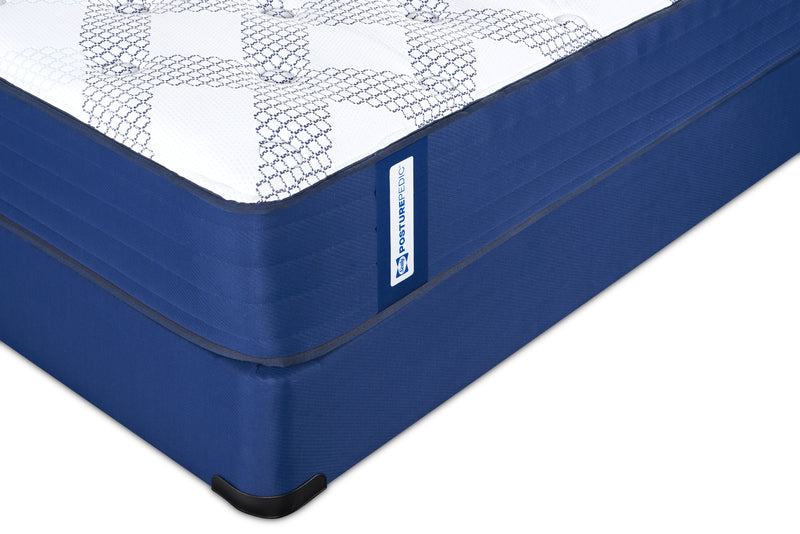 Ensemble matelas moyen à plateau régulier Espanola PosturepedicMD de série 850 de Sealy pour grand lit