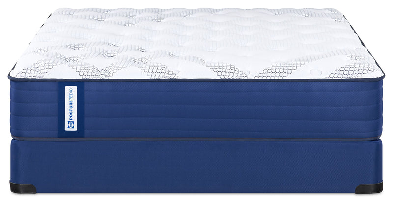 Ensemble matelas moyen à plateau régulier Espanola PosturepedicMD de série 850 de Sealy pour grand lit