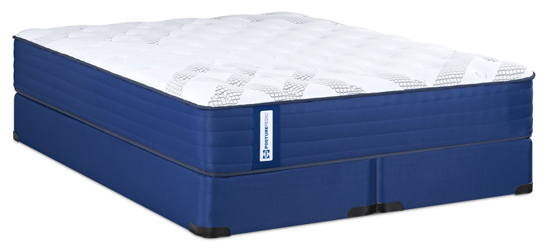Ensemble matelas moyen à plateau régulier Espanola PosturepedicMD de série 850 de Sealy pour très grand lit