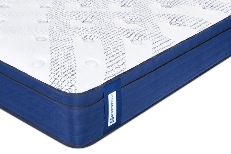 Matelas moyen à Euro-plateau Minden PosturepedicMD de série 1050 de Sealy pour lit double