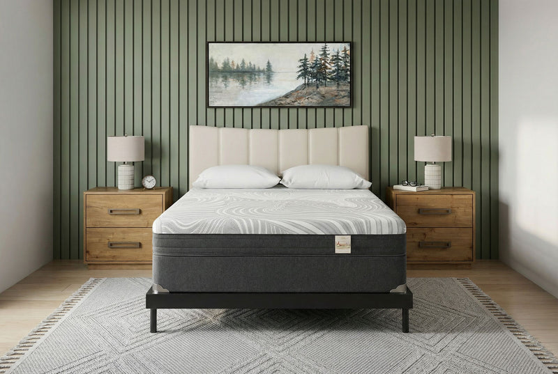 Matelas ferme à plateau-coussin dans une boîte Spa 8 de Springwall pour très grand lit de véhicule récréatif