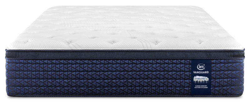 Matelas moyen à Euro-plateau Stonebridge Vanguard de Serta pour lit double 