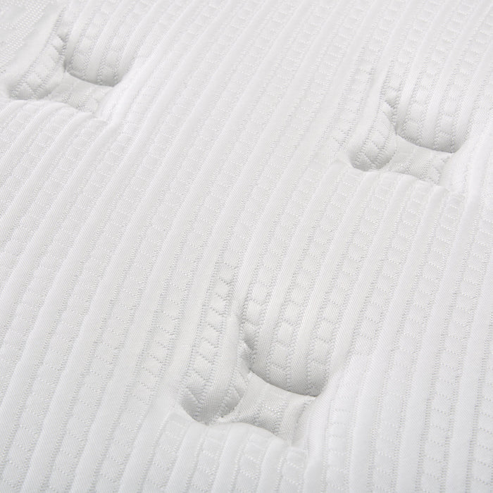 Ensemble matelas moyen à Euro-plateau Stonebridge Vanguard de Serta pour lit simple 