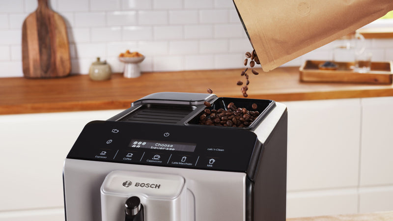 Machine à espresso VeroCafe Bosch de série 300 - argentée - TIU20307