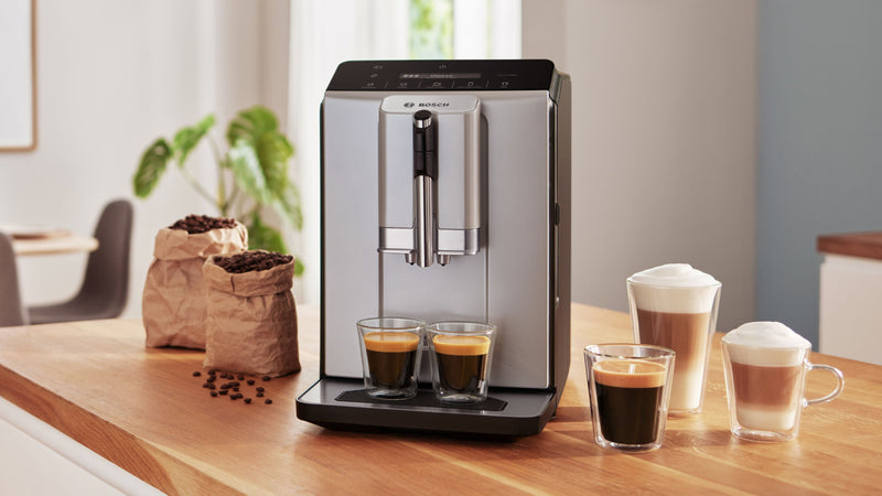 Machine à espresso VeroCafe Bosch de série 300 - argentée - TIU20307