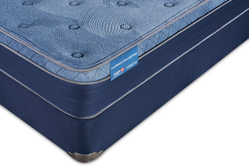 Ensemble matelas moyen à Euro-plateau Veneto de Springwall pour lit simple 